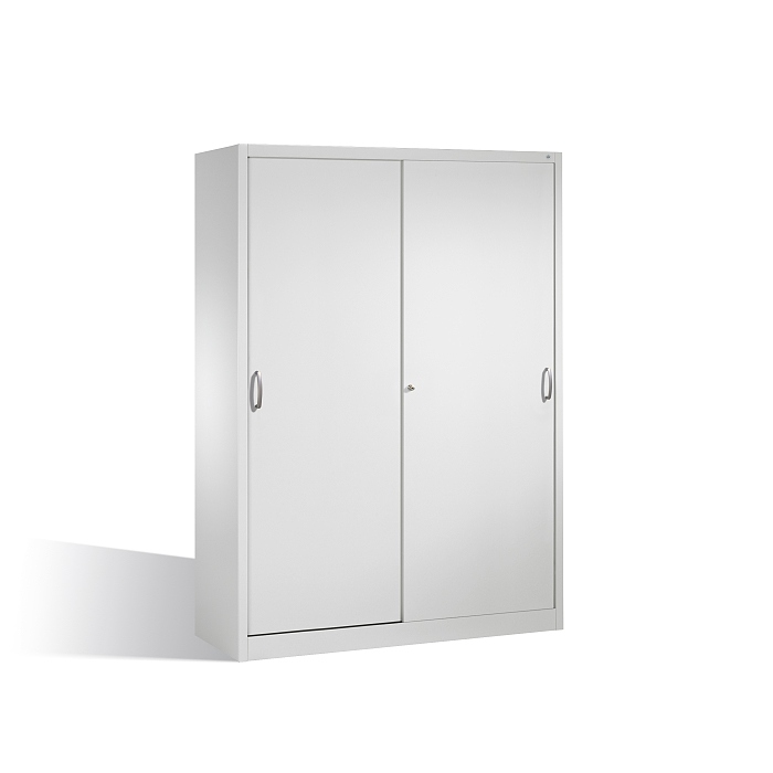 Nářaďová skříň s posuvnými dveřmi, 2x4 police 160x40x195 cm - Kliknutím na obrázek zavřete