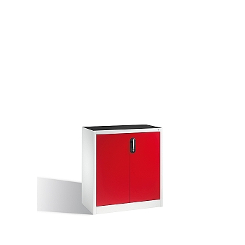 Osobní nářaďová skříňka série 89 s jednou policí nosnost 70 kg, 94x50x100 cm, červené dveře
