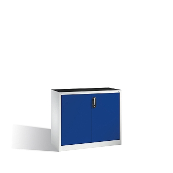 Osobní nářaďová skříňka série 89 s jednou policí nosnost 70 kg, 120x50x100 cm, tm. modré dveře
