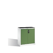 Osobní nářaďová skříňka série 89 s jednou policí nosnost 70 kg, 94x50x100 cm, zelené dveře