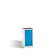 Osobní nářaďová skříňka série 89 se zásuvkou a 2 policemi, 50x50x100 cm, sv. modré dveře