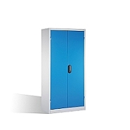 Kovová skříň pro vysoké zatížení 700 kg, 110 kg/polici 93x60x195 cm, sv. modré dveře