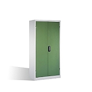 Kovová skříň pro vysoké zatížení 700 kg, 110 kg/polici 93x60x195 cm, zelené dveře