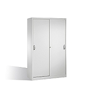 Nářaďová skříň s posuvnými dveřmi, čtyři police 120x50x195 cm
