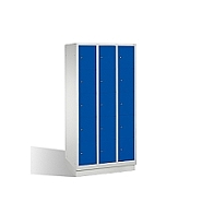 Šatní 15-ti box CLASSIC na soklu, 3 oddíly, 5 dvířek nad sebou, 90x50x185 cm Šatní 15-ti box CLASSIC na soklu, 3 oddíly, 5 dvířek nad sebou, 90x50x185 cm