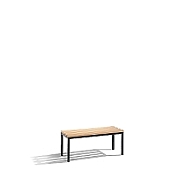 Volně stojící lavice do šatny s bukovým sedákem 100x35x42 cm