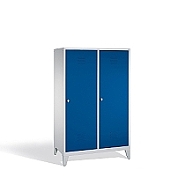 Šatní skříň CLASSIC pro 2 osoby, čistý/špinavý prostor na nohách 119x50x185 cm, tm. modrá dvířka Šatní skříň CLASSIC pro 2 osoby, čistý/špinavý prostor na nohách 119x50x185 cm, tm. modrá dvířka