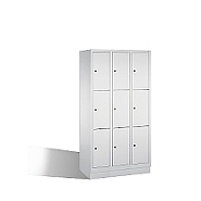 Šatní 9-ti box CLASSIC na soklu, 3 oddíly, 3 dvířka nad sebou, 90x50x185 cm Šatní 9-ti box CLASSIC na soklu, 3 oddíly, 3 dvířka nad sebou, 90x50x185 cm